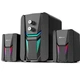 Акустические колонки для компьютера XTRIKE ME SK-612 |5W+2x3W, RGB| Черный - изображение 1