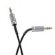 Аудиокабель 3,5 на 3,5 HOCO UPA31 Cindy spring audio cable mini jack 3,5 mm на mini jack 3,5 mm (3m). Black - изображение 4