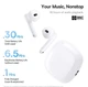 Бездротові навушники Baseus Bowie WX5 True Wireless Earphones A00051000213-00 White - зображення 5