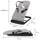 Кресло-качалка Kidwell LARO Full Grey/Black - изображение 8