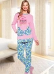 Домашній бавовняний костюм Lady Lingerie 15685 Кофта та штани-XL - зображення 1