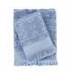 Полотенце махровое Tac. Royal Bamboo Jacquard S. Mavi-50х90 - изображение 3