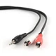 Кабель Cablexpert Cca-458-10M - аудио штекер 3.5 мм - 2*Rca (тюльпана) 10 метров - изображение 3