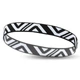 Спортивна пов'язка на голову еластична SP-Sport 007 White-Black - зображення 2
