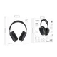 Беспроводные наушники BOROFONE BO22 Plus Elegant BT5.4 headphones 800mAh Deep Space Grey (6941991115219) - изображение 5