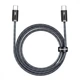 Кабель Baseus Dynamic Series Fast Charging Data Cable Type-C to Type-C 100W 2m Slate Gray - изображение 1