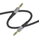 Аудіо кабель HOCO UPA26 AUX 3.5мм to AUX 3.5мм Fresh audio cable 1m Black (6942007608800) - зображення 3