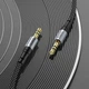 Аудіо кабель HOCO UPA26 AUX 3.5мм to AUX 3.5мм Fresh audio cable 1m Black (6942007608800) - зображення 6