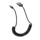 Bluetooth-ресивер для автомобіля BOROFONE BC56 Peaceful з Bluetooth 5.0, AUX-кабелем 3,5 мм, Metal Gray - зображення 3