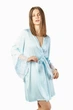 Халат женский шелк-Армани Felisiya Lingerie Голубой 91-051 М (2000002869016) - изображение 3