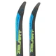 Лыжи беговые подростковые в комплекте с палками Zelart SK-0881-130B (l-лыж-130см, l-палки-110см, PVC чехол, крепление регулируемое, цвет черный-синий-желтый) - изображение 4