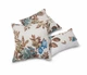 Комплект декоративных подушек Lumelle Flowers Blue 40х40см 2шт 40х22см 1шт молочные (п_0143) - изображение 1