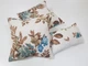 Комплект декоративных подушек Lumelle Flowers Blue 40х40см 2шт 40х22см 1шт молочные (п_0143) - изображение 2