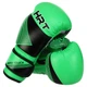 Перчатки боксерские детские PU HARD TOUCH BO-7709 (размер 4oz, цвет салатовый-черный) - изображение 6