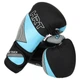Перчатки боксерские детские PU HARD TOUCH BO-7709 (размер 4oz, цвет черный-голубой) - изображение 6