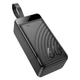 Внешний аккумулятор повербанк power bank HOCO J123C 60000mAh |3USB/Type-C/Lightning, QC/PD, 22.5W/3A| black - изображение 3