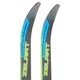 Лыжи беговые детские в комплекте с палками Zelart SK-0881-120B (l-лыж-120см, l-палки-100см, PVC чехол, крепление регулируемое, цвет черный-синий-желтый) - изображение 4