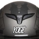 Мотошолом модуляр (flip-up) YOGE Пасть крокодила M-9399-2 (ABS/EPS, розмір L, чорний-лимонний) - зображення 14