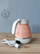 Дорожный чайник силиконовый складной дисковый Electric Kettle wdl-09b 220v 600w 600мл Розовый - изображение 8