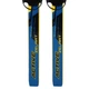 Лыжи беговые детские в комплекте с палками Zelart SK-0881-110B (l-лыж-110см, l-палки-90см, PVC чехол, крепление регулируемое, цвет синий-желтый-черный) - изображение 3