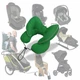 Детская подушка для автокресла, коляски Baby Travel Classic Pillow, (Ontario Baby) ART-0000642, Зеленый - изображение 5