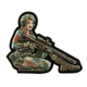 Нашивка M-Tac Tactical girl №2 Якудза redhed PVC Multicam - изображение 1