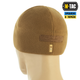 Шапка M-Tac Watch Cap Elite фліс (320г/м2) з липучкою Coyote Brown M - зображення 4