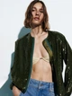 Куртка женская Zara 3221/008 S Зеленая (03221008504025) - изображение 9