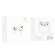 Беспроводные TWS наушники Hoco EW66 вакуумные white - изображение 6