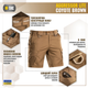 Шорти M-Tac Aggressor Short Coyote Brown M - зображення 3