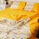 Простынь на резинке Бязь Sun Ray Желтый 90*190&nbsp;высота 25 см - изображение 5