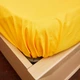Простынь на резинке детская Бязь Yellow Cat Желтый 80*160 см высота 10 см - изображение 1