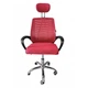 Крісло офісне на колесах Bonro B-6200 червоне (42400130) - зображення 2