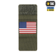 Molle M-Tac Patch флаг США Full Color/Ranger Green - изображение 3