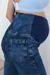 Стильные джинсы для беременных Юла Мама Alaia S синий (DM-34.052) - изображение 5