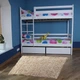 Двухъярусная кровать с ящиками 80x190см - изображение 8