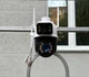 Уличная Wi-FI IP Камера видеонаблюдения 8MP ICSEE поворотная камера с двумя объективами UKC - изображение 6