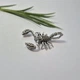 Серебряная подвеска кулон Скорпион в Черных камнях черненное серебро 925 пробы 3195ч 12.40г - изображение 4