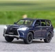 Машина Lexus LX570 Автосвіт масштаб 1:32 інерційна відчиняються двері капот багажник 15,5см AP-1810 синій - зображення 4