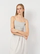 Топ жіночий H&M 1176889 S Сірий (KAY2000001533505) - зображення 1