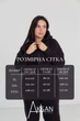 Жіночий костюм двійка демісезонний зимовий з тканини тринитка (петля) худі Aksan 23.2071 50(2xl) чорний - зображення 4