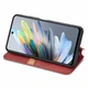 Чехол Deexe Rhombus Wallet для ZTE Blade A75 - Red - изображение 3