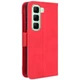 Чехол-книжка с кармашками Deexe Wallet Stand для Infinix Hot 50 - Red - изображение 6