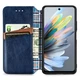 Чохол Deexe Rhombus Wallet для ZTE Blade A75 - Blue - зображення 2
