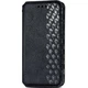 Чехол Deexe Rhombus Wallet для ZTE Blade A75 - Black - изображение 4