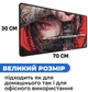 Ігрова поверхня (Килимок для мишки) SHLab Katana Anime Girl SHM-1010 (70x30 см) (37959) - зображення 4