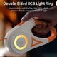 Автоматичний висувний поводок для собак та котів Rojeco (5 м, до 35 кг) LED Light фіолетовий - изображение 8