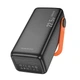 Павербанк 40000mAh с быстрой зарядкой 22.5W и фонарем BOROFONE BJ66 |2USB/1Type-C| Черный - изображение 4