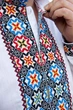 Вишиванки для тата і сина Барвистий орнамент парні лляні 418020411 льон чоловіча (L)96-100 для хлопчика 110см білі (415050411110) - зображення 5