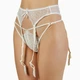 Пояс для панчохів жіночий мереживний Felisiya Lingerie Айворі 301-004 L - зображення 1